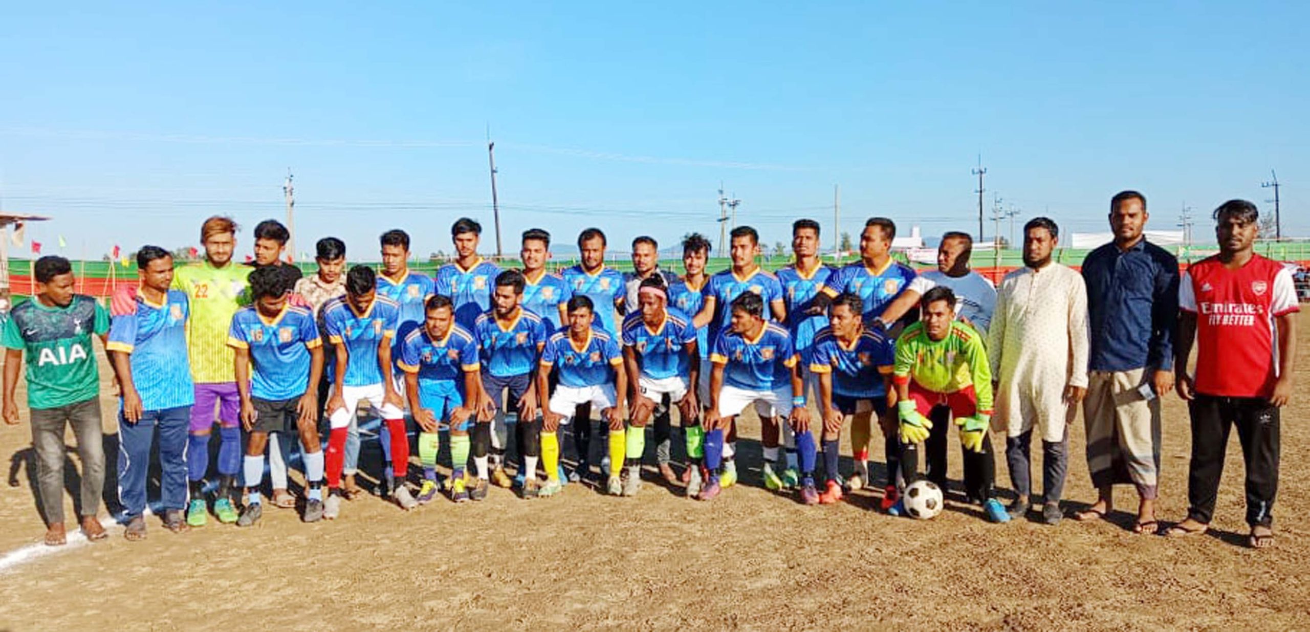 হ্নীলা গোল্ডকাপ ফুটবল টূর্ণামেন্টে ফুলের ডেইল একাদশের শুভ সুচনা 2 Fd 2 scaled TEKNAF TODAY - সীমান্তের সর্বশেষ খবর